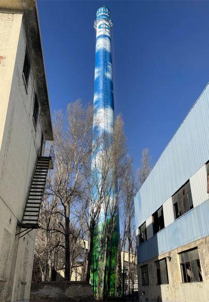 煙囪美化、煙囪彩繪