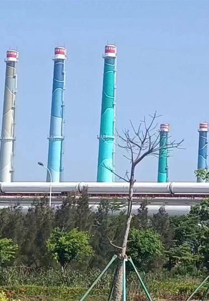 煙囪刷航標(biāo)、煙囪刷涂料